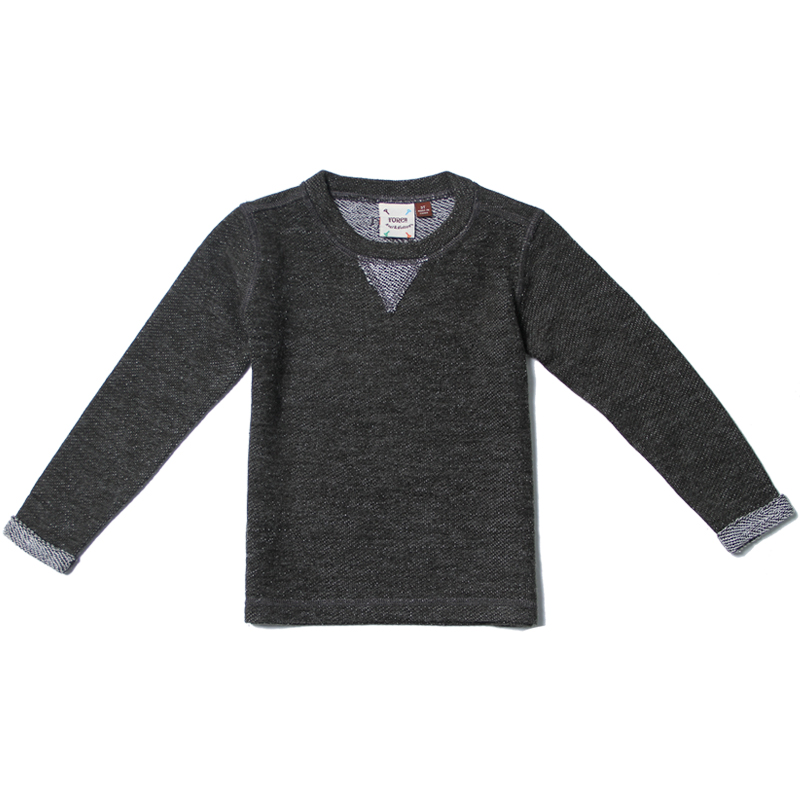 L/S Charcoal Tri-Blend French Terry Sweatshirt 413-CL — foreaxelandhudson